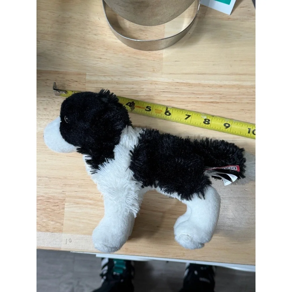 Douglas Border Collie black white stuffed animal plush toy‎ 8